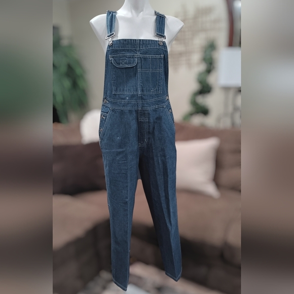Kyoto kasual Denim - 90's Women’s Blue Denim Jean Overalls Sz S Farmer Country Timeless Basic Classic